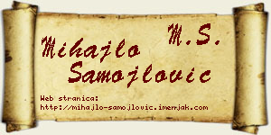 Mihajlo Samojlović vizit kartica